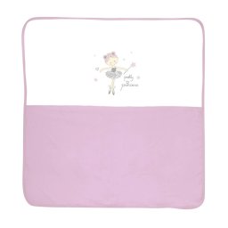 Patura Lorelli Bumbac Bebe Za Za 90x90cm Roz