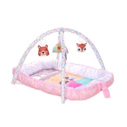 Saltea de Activitate Lorelli Baby Nest 97x66cm +0luni Roz
