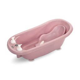 Set Cada cu Termometru Lorelli 88cm Reductor si Accesorii 0-12luni Roz Nordic