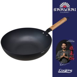 Tigae Wok Heinner 32X9 CM RIKITO WATANABE Negru