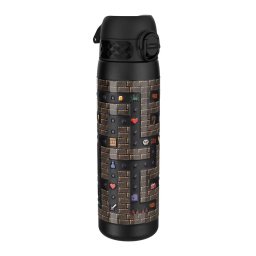 Sticla de Apa Ion8 Gamer Slim Inox 500ML Negru
