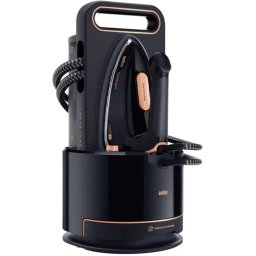 Statie de Calcat cu Abur Braun CareStyle 9 IS9090BK Rezervor Detasabil 2L Presiune 9Bari Abur Variabil 190G/Min Jet de Abur 750G/Min 2700W Negru