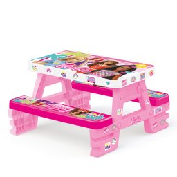 Masuta de Picnic Barbie Plastic 4x Copii +2ani Multicolor