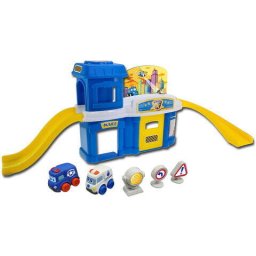 Joc de Constructie Little Learner Prima Mea Sectie de Politie +12luni Multicolor