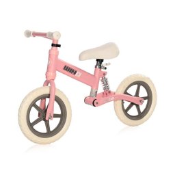 Bicicleta de Echilibru Lorelli Wind 2-5 Ani Cadru cu Amortizor Roti Mari Sa Reglabila Roz Deschis