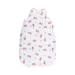 Sac de Dormit de Vara Lorelli 95Cm 18-24 Luni Bumbac Ranforce Bears & Pillows Beige