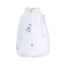 Sac de Dormit de Vara Lorelli 95 Cm 18-24 Luni Bumbac Ranforce Giraffe White