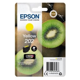 Cartus Inkjet Epson 202 Claria Premium Geel 4.1ml Original PG300 kiwi Galben