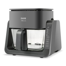 Friteuza cu Aer Cald Zass Multifunctionala 2 in 1 ZAF 12 1500W Vas de Sticla