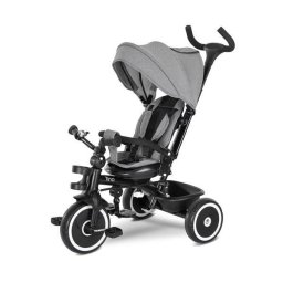 Tricicleta pentru Copii Lorelli Tino Sezut Rotativ 360 Grade Scaun Rabatabil Control Parental Grey