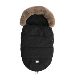 Sac Termic de Iarna Lorelli pentru Carucior Captuseala Polar Impermeabil Luxe Black