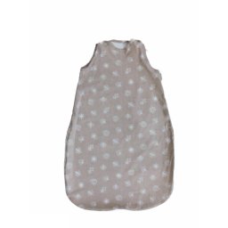 Sac de Dormit de Vara Lorelli 95 Cm Bumbac Ranforce Gri/Bej