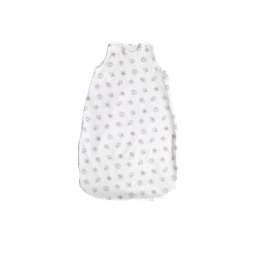 Sac de Dormit de Vara Lorelli 85Cm Bumbac Ranforce White Abstract Leaves