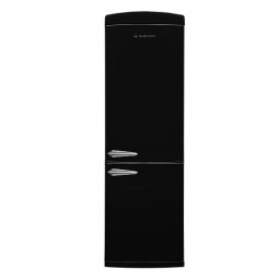 Combina Frigorifica Studio Casa Retro H 190Cm 330L No-Frost Clasa E Negru