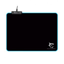 Mousepad Gaming White Shark LUMINOUS L 350x250MM Iluminare LED 7 Culori Negru