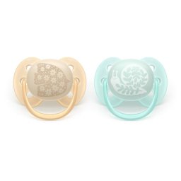 Set 2 Suzete Philips-Avent Pacifier SCF091/41 0-6luni Silicon Multicolor