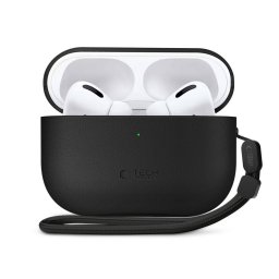 Carcasa TECH-PROTECT NaturalFit Compatibila Apple AirPods Pro 3 Negru