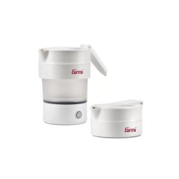 Fierbator de Apa Girmi Pliabil BL03 Recipient din Silicon 600W 0.6L Alb