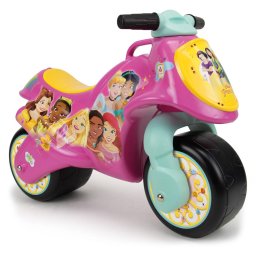 Motocicleta INJUSA Moto Ride-on Neox fara Pedale pentru Copii Licenta Disney Princess 18-36 Luni Roz-Verde