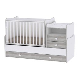 Pat Transformabil Lorelli Combo de la Nastere White & Artwood