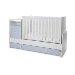 Pat Transformabil Lorelli Trend Plus de la Nastere White Baby Blue