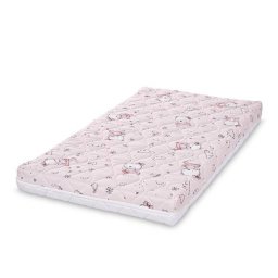 Saltea Patut Lorelli Havana Model Ballerina Bear 62x110x10CM Cocos si Spuma Elastica Roz
