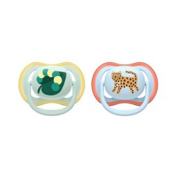 Set 2 Suzete Philips-Avent Ultra Air SCF087/02 Ortodontice fara BPA 0-6luni Multicolor