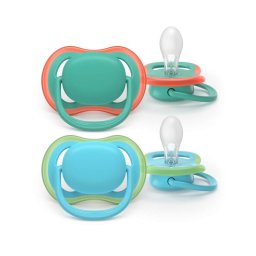 Set 2 Suzete Philips-Avent Ultra Air SCF087/10 6-18luni Albastru