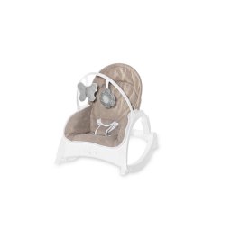 Fotoliu Balansoar Lorelli Alex Model String Stars cu Masuta Vibratii si Muzica 0 - 36 Luni Bej