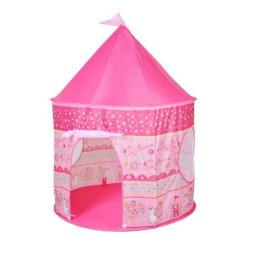 Cort de Joaca pentru Copii Knorr Toys My Little Princess Potrivit Interior / Exterior din Material Hidrofug Diametru 105CM Inaltime 135CM 3 Ani+ Roz
