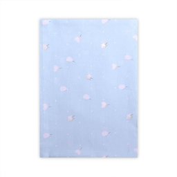 Cearceaf Pat Lorelli Bumbac Ranforce 100x150CM Albastru