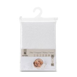 Husa Impermeabila Lorelli pentru Protectie Saltea 60x120CM Bumbac 100% Alb