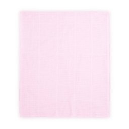 Paturica Crosetata Lorelli din Bumbac 75x100CM Roz