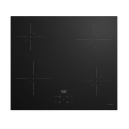 Plita Incorporabila pe Inductie Beko HII64400QT 4 Zone Control Touch Timer 9 Niveluri de Putere Negru