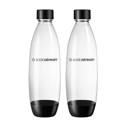 Set 2 Sticle Carbonatare SodaStream Fuse Plastic 1L Negru