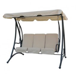 Balansoar 3 Locuri Heinner HR 201x120x172CM Exterior Crem