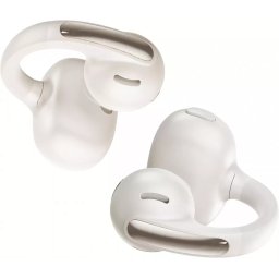 Casti Bluetooth Baseus Bowie MC1 Open Ear Clip-On AI Bass Boost IP57 BT 5.4 Alb
