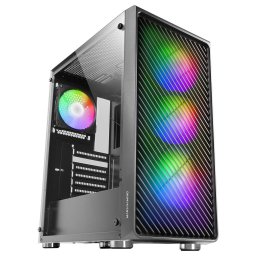 Carcasa Tacens Mars Gaming MC-F ATX Gaming Semitower Negru