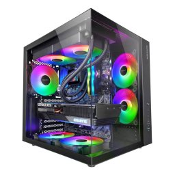 Carcasa Tacens Mars Gaming MCV-ONE Midi Tower Negru