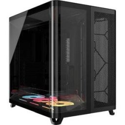 Carcasa Corsair AIR 5400 LX-R RGB LINK Triple Chamber Panoramic Glass Mid-Tower Negru