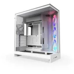 Carcasa NZXT H9 Flow RGB 2025 Dual-Chamber Mid-Tower Alb