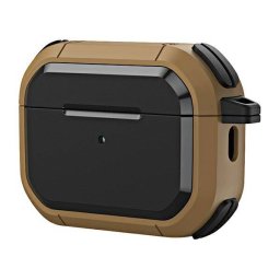 BELINE Solid Cover compatibila cu Apple AirPods Pro 2, Maro