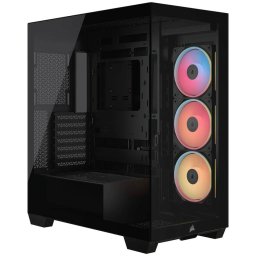 Carcasa Corsair 3500X LX-R Midi-Tower E-ATX RGB Tempered Glass Negru