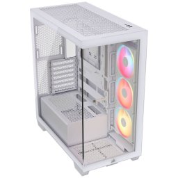 Carcasa Corsair 3500X LX-R Midi-Tower E-ATX RGB Tempered Glass Alb