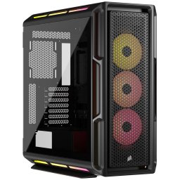 Carcasa Corsair iCUE LINK 5000T LX Midi-Tower E-ATX RGB Tempered Glass Negru