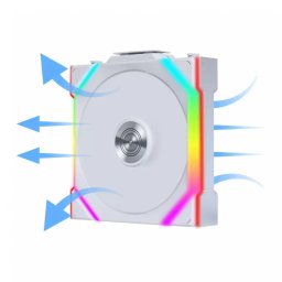 Ventilator Lian Li UNI FAN SL Wireless ARGB PWM Reverse Blade 120mm Alb