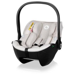 Scoica Auto Lionelo Moxie i-Size 40-87CM Tetiera Reglabila Intarita cu Spuma de Memorie Carcasa Ventilata Conform cu R129 Bej