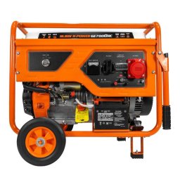 Generator de Curent Trifazat Ruris R-Power GE 7000 RC 13CP Putere Maxima 6500W Portocaliu