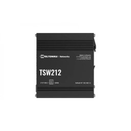 Switch Industrial TELTONIKA NETWORKS TSW212 L2 Managed 8x Ethernet Gigabit 2x SFP Negru