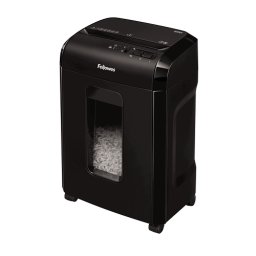 Distrugator de Documente FELLOWES Powershred 10M Micro-cut Capacitate Taiere 10 Coli Volum Cos 19L Negru